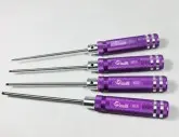 Chave Allen Nut head screwdriver 4Pc (1.5/2/2.5/3mm) T80107