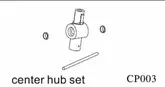 Cp003 Center Hub Set