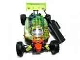Himoto 1:10 Nitro Syclone Off Road 4WD RTR Buggy 2-Speed 2.4Ghz 18 Engine Roto starter HI8