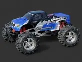 HPI Truck Pntd Body Bl/Slvr/Blk Nitro GT-1 Savage/T-Max 7755