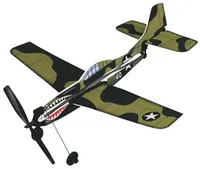 Aviao Gal Curtis P-40 Rubber Powr Gal735 em Gaba Hobby