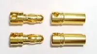 Conector Gold Coated 3.5Mm Dynam em Gaba Hobby