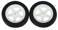 Dub186Ms Roda Micro 1,86" 4,72Cm 2Pc em Gaba Hobby