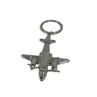 Keychain Ring Twin Engine Plane em Gaba Hobby