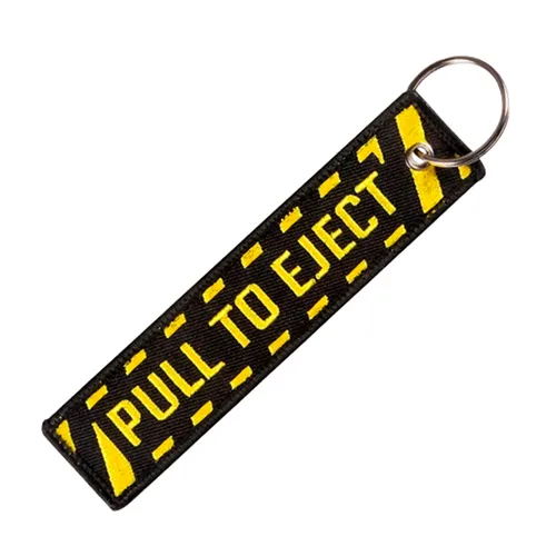 Keychain Remove Before Flight Pull To Eject