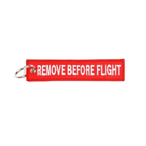 Keychain Remove Before Flight Rbf (Red)