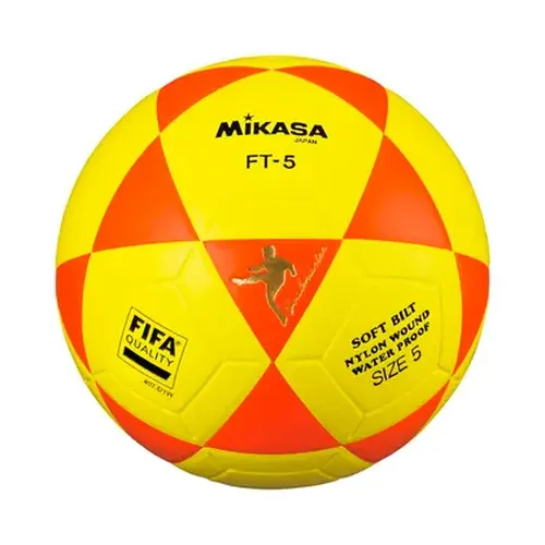 Pelota Mikasa Ft-5 Amarillo Con Naranja