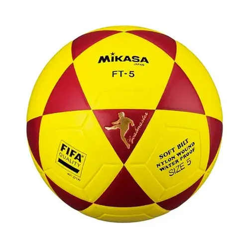 Pelota Mikasa Ft-5 Amarillo Con Rojo