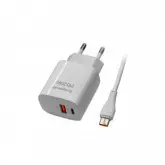 Ac Cel Fonte Ecopower Ep-7022 1Usb 1 Type-C Preto