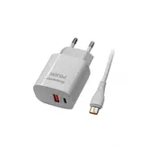 Ac Cel Fonte Ecopower Ep-7022 1Usb 1 Type-C Purple