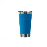 Copo Termico Ghis Azul Claro 473Ml Com Tampa E Abridor