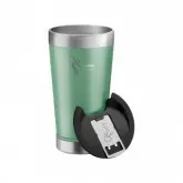 Copo Termico Ghis Verde 473Ml Com Tampa E Abridor