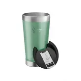 Copo Termico Ghis Verde Oliva 473Ml Com Tampa E Abridor