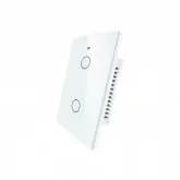 Interruptor Smart Moes Wrs-Us2-L-Wh C/2 Botao White Wifi Bivolt 109328