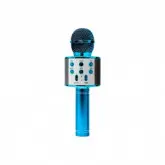Microfone C/Speaker Ecopower Ep-2114 Azul Bt/Usb/Fm/Aux