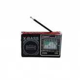 Radio Portatil Ecopower Ep-F208B Red Bt/Usb/Sd/Am/Fm