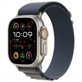 Apple Watch Ultra 2 MREP3LZ/A - Bluetooth - Wi-Fi + E-SIM - 49mm - GPS - Titanium/Blue Alpine Loop