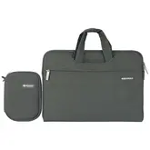 Bolsa WiWU Campus Slim - Para Notebook 13'' - Com Estojo - Cinza