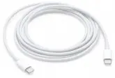 Cabo carregador Apple MLL82AM/A - USB-C - 2 Metros - Borracha - Branco