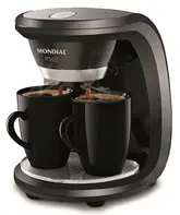Cafeteira Elétrica Mondial C-18 Smart - Com 2 Xícaras - 300W - 110V - Preto