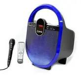 Caixa Amplificada Quanta SBT26 - Bluetooth - USB - SD - Azul