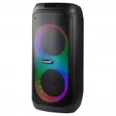 Caixa De Som Ecopower Ep-1906 - Aux/Usb - Bluetooth - 60W - 2 Microfones - 2X 8'' - Preto