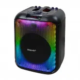 Caixa de Som Ecopower EP-1962 - USB/SD - Bluetooth - 60W RMS - 1 Microfone - 12''- Preto
