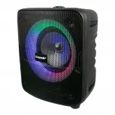 Caixa de Som Ecopower EP-2202 - USB/SD/AUX - Bluetooth - 30W - Com Microfone - 6.5 - Preto