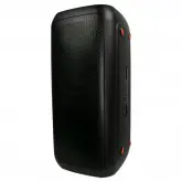 Caixa De Som Ecopower Ep-3802 - Usb/Aux - Bluetooth - 300W - Com Microfone - 6.5'' - Preto
