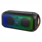 Caixa de Som Ecopower EP-S110 - USB/SD - Bluetooth - 60W - Com Microfone - 2x 6.5 - Preto