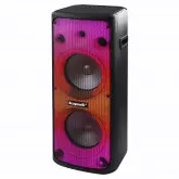 Caixa De Som Ecopower Ep-S302 - Usb/Sd - Bluetooth - 150W - Com Microfone - 10'' - Preto