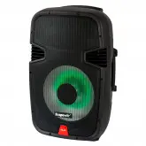 Caixa De Som Ecopower Ep-S303 - Usb/Sd - Bluetooth - 150W - Com Microfone - 12'' - Preto