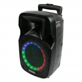 Caixa De Som Ecopower Ep-S700 - Usb/Sd - Bluetooth - 400W - Com Microfone - 8'' - Preto