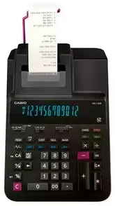 Calculadora Casio DR-120R - Com Bobina - 110V - Preto