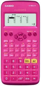 Calculadora Científica FX-82LAX-PK-W-DH - 10 + 2 Dígitos - Rosa