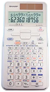 Calculadora Científica Sharp EL-531TGBDW - 10 + 2 Dígitos - Branco