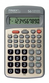 Calculadora Científica Truly SC-107G - 10 Dígitos - Cinza