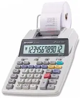 Calculadora Sharp EL-1750V - Bivolt - Branco
