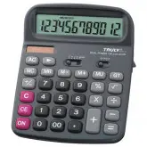 Calculadora Truly 836A-12 - 12 Dígitos - Cinza
