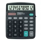Calculadora Truly 837-12 - 12 Dígitos - Mediano - Cinza