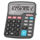 Calculadora Truly 842-12 - 12 Dígitos - Cinza