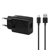 Carregador Moxom Mx-Hc22 - Usb - Com Cabo Microusb - Preto