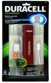Carregador Portatil Duracell 2600mAh Vermelho