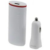 Carregador Portátil Ecopower EP-C500 - 5200mAh - USB - Com Adaptador - Branco