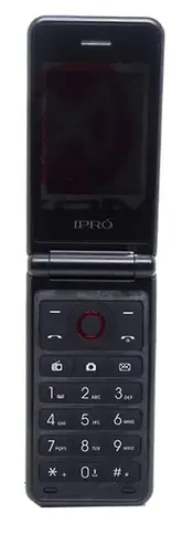 Celular iPro Flip V7 - 2.4 Polegadas - 4 Bandas - Dual-Sim - Vermelho