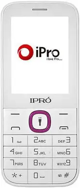 Celular IPRO I-3200+ - 2.4 Polegadas - Dual-Sim - 2G - Anatel - Branco