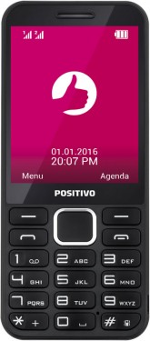 Celular Positivo P28 - 2.8 Polegadas - Dual-Sim - 2G - Anatel - 1 Ano de Garantia no Brasil - Preto