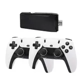 Console Game Stick Lite 3D - 4K - 2 Controles - 10.000 Jogos - Preto E Branco