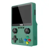Console Gameboy Switch X6 - Recarregável - Com Jogos Retro - 3.5'' - Verde