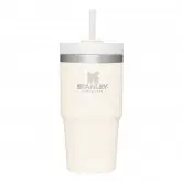 Copo Térmico Stanley Adventure The Quencher Travel Tumbler 10-02662-187 - 591mL - Com Canudo - Cream